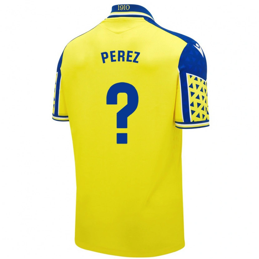 Danxen Kid Ángel Pérez #0 Yellow Blue Home Jersey 2024/25 T-Shirt