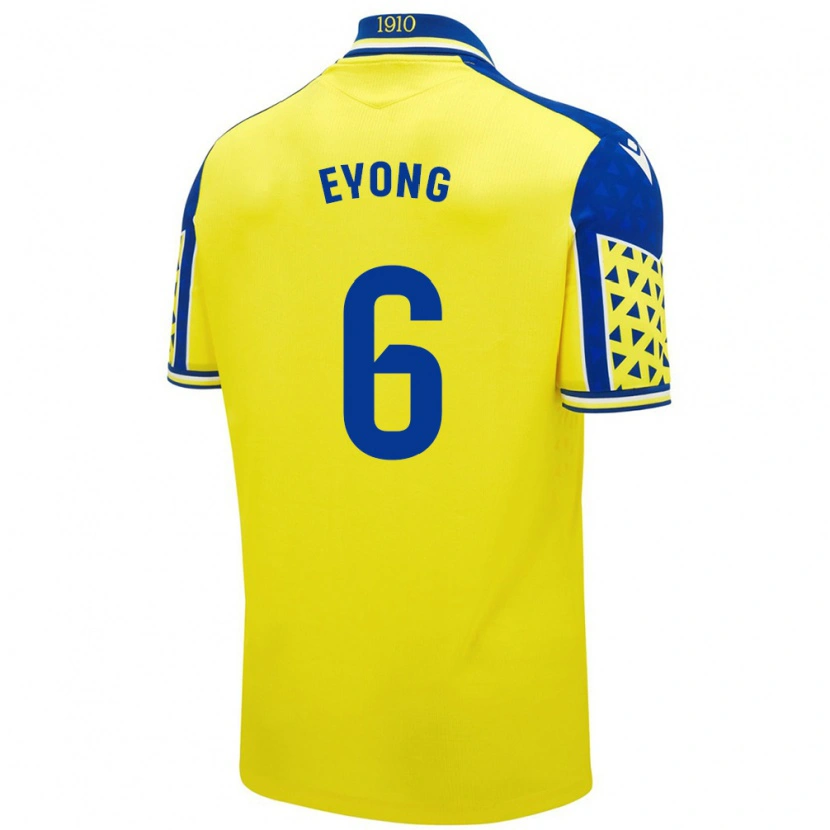 Danxen Kid Etta Eyong #6 Yellow Blue Home Jersey 2024/25 T-Shirt