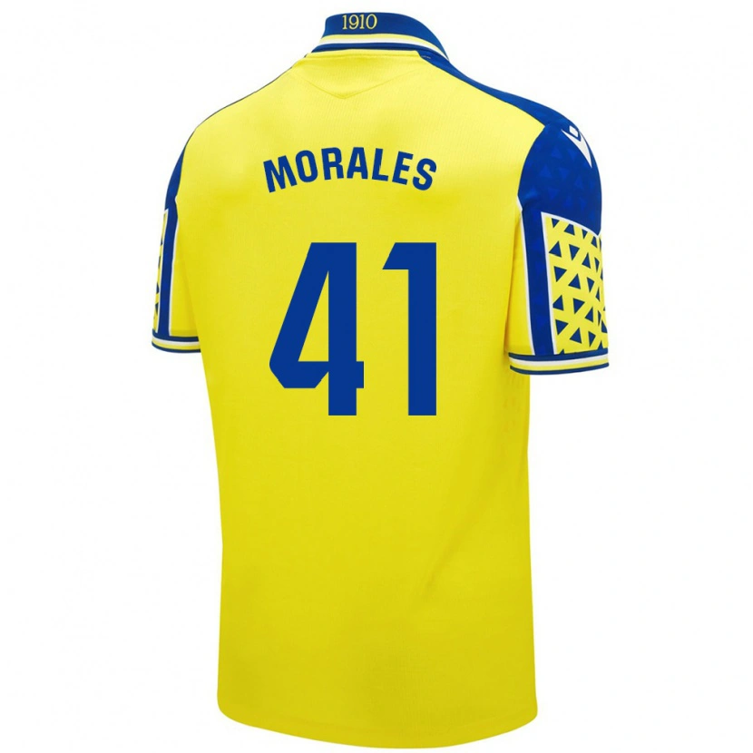 Danxen Kid Luis Morales #41 Yellow Blue Home Jersey 2024/25 T-Shirt