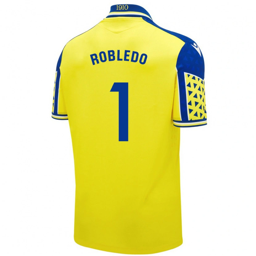 Danxen Kid Robledo #1 Yellow Blue Home Jersey 2024/25 T-Shirt