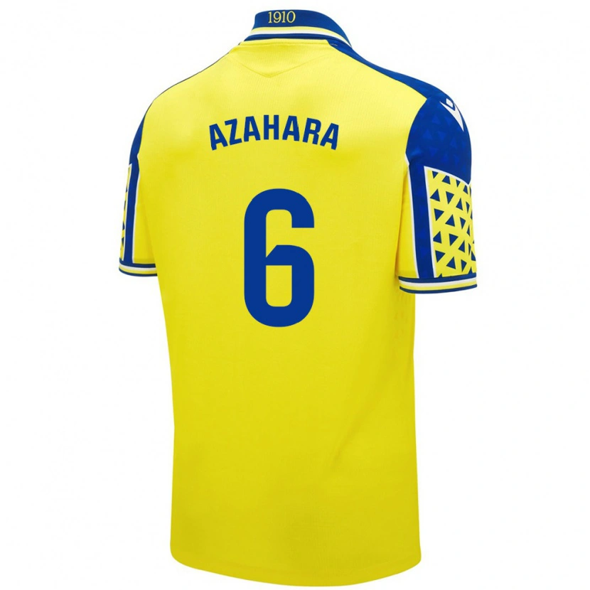 Danxen Kid Azahara #6 Yellow Blue Home Jersey 2024/25 T-Shirt