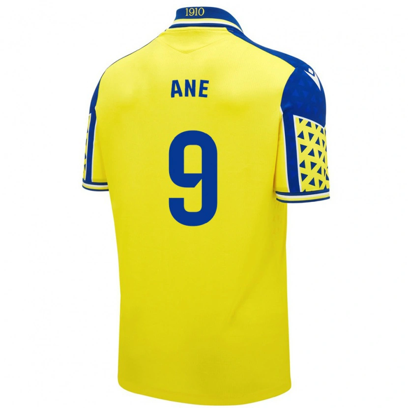 Danxen Kid Ane López De Heredia Alcelay #9 Yellow Blue Home Jersey 2024/25 T-Shirt