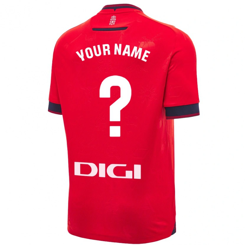 Danxen Kid Your Name #0 Red White Home Jersey 2024/25 T-Shirt