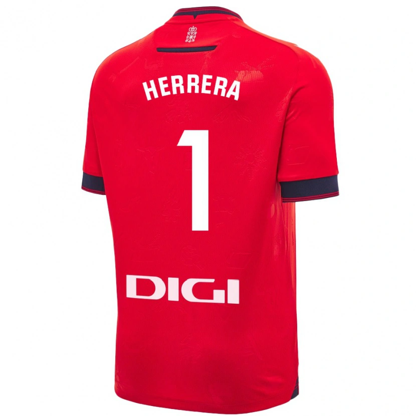 Danxen Kid Sergio Herrera #1 Red White Home Jersey 2024/25 T-Shirt