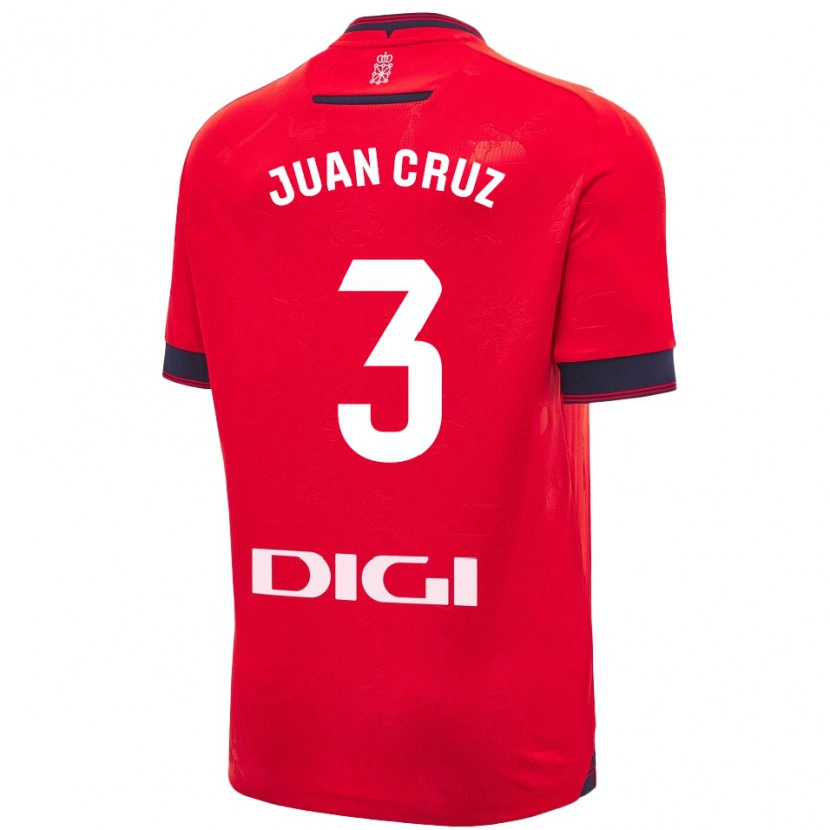 Danxen Kid Juan Cruz #3 Red White Home Jersey 2024/25 T-Shirt