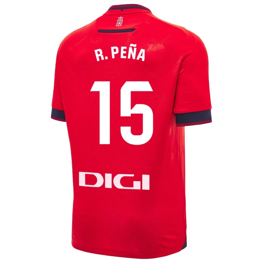 Danxen Kid Rubén Peña #15 Red White Home Jersey 2024/25 T-Shirt