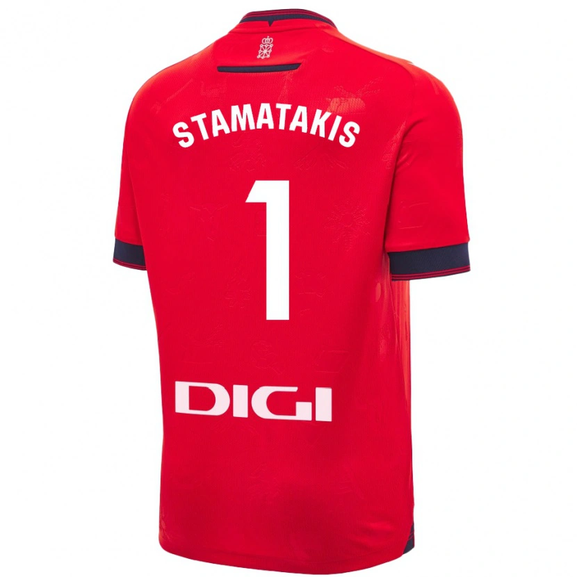 Danxen Kid Dimitrios Stamatakis #1 Red White Home Jersey 2024/25 T-Shirt