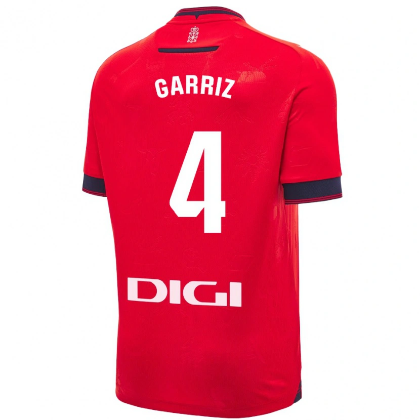 Danxen Kid Ibaider Garriz #4 Red White Home Jersey 2024/25 T-Shirt