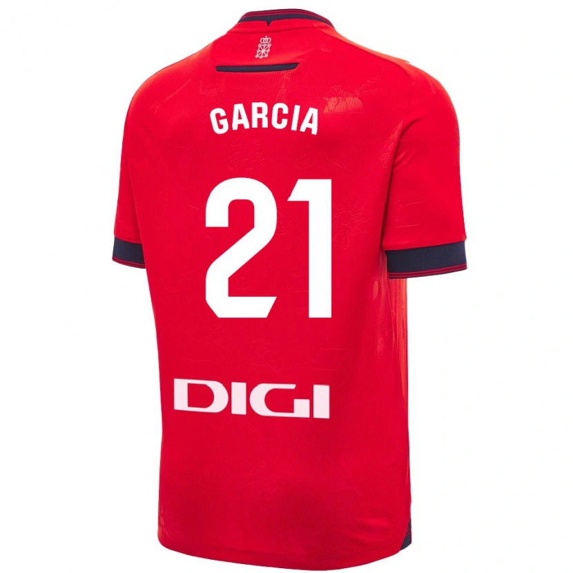 Danxen Kid Jon García #21 Red White Home Jersey 2024/25 T-Shirt