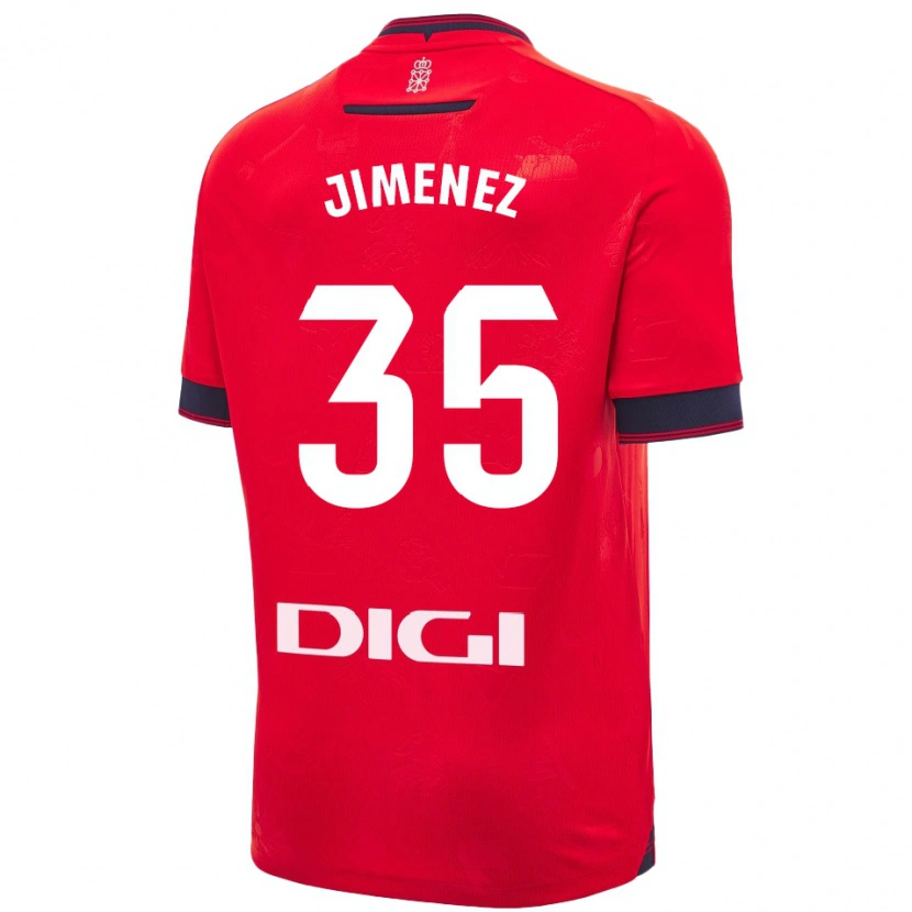 Danxen Kid Álex Jimenez #35 Red White Home Jersey 2024/25 T-Shirt