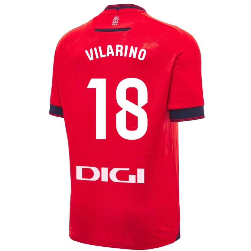 Danxen Kid Maitane Vilariño #18 Red White Home Jersey 2024/25 T-Shirt