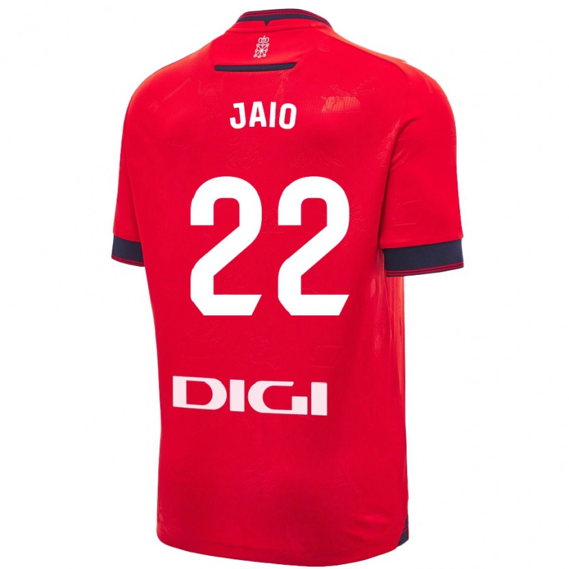 Danxen Kid Jaione Larraiotz Senosiain #22 Red White Home Jersey 2024/25 T-Shirt