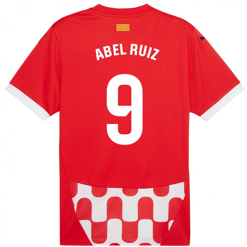 Danxen Kid Abel Ruiz #9 Red White Home Jersey 2024/25 T-Shirt