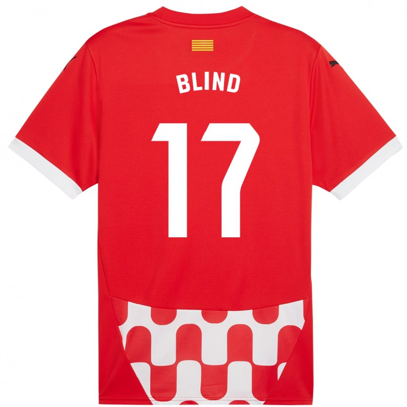 Danxen Kid Daley Blind #17 Red White Home Jersey 2024/25 T-Shirt