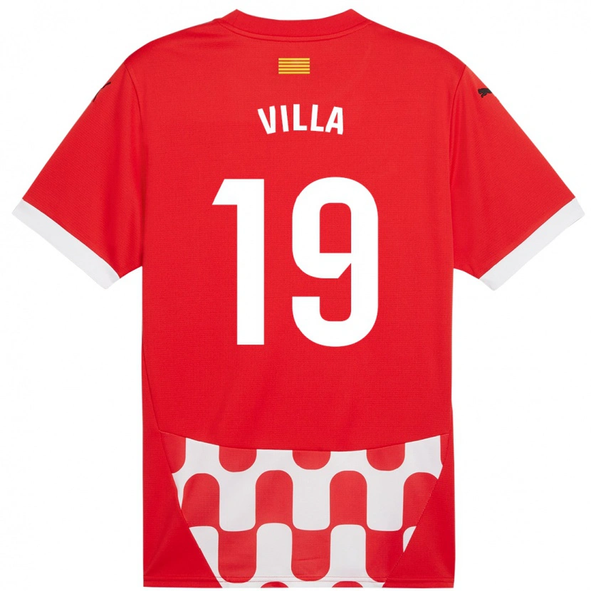 Danxen Kid Toni Villa #19 Red White Home Jersey 2024/25 T-Shirt