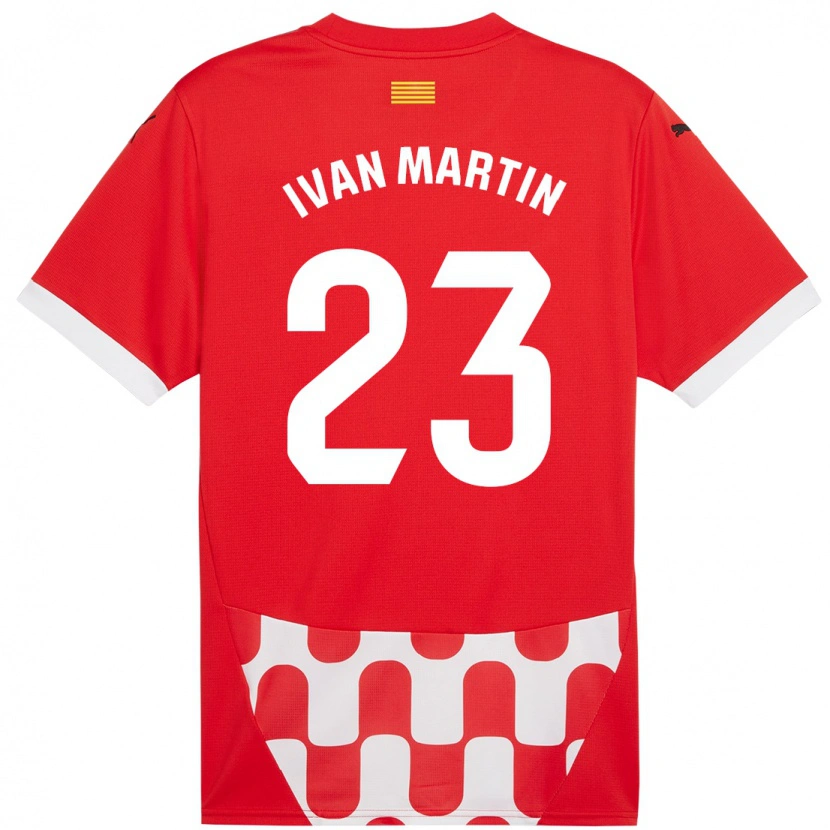 Danxen Kid Iván Martín #23 Red White Home Jersey 2024/25 T-Shirt