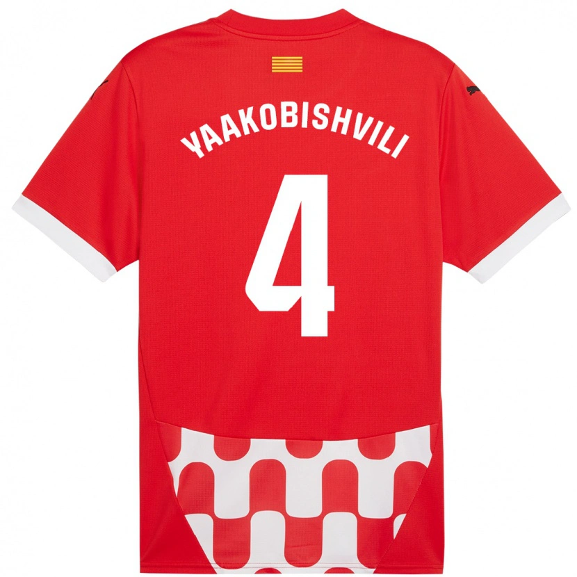 Danxen Kid Antal Yaakobishvili #4 Red White Home Jersey 2024/25 T-Shirt