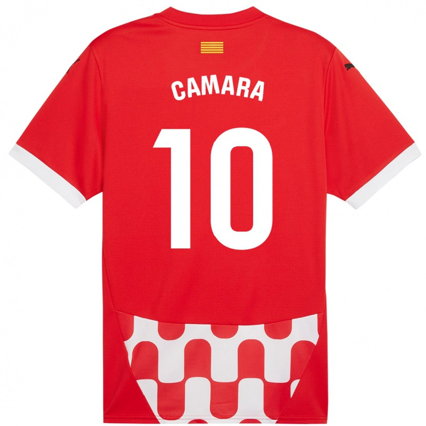 Danxen Kid Dawda Camara #10 Red White Home Jersey 2024/25 T-Shirt