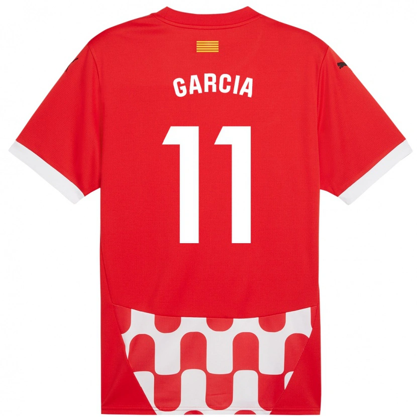 Danxen Kid Jastin García #11 Red White Home Jersey 2024/25 T-Shirt