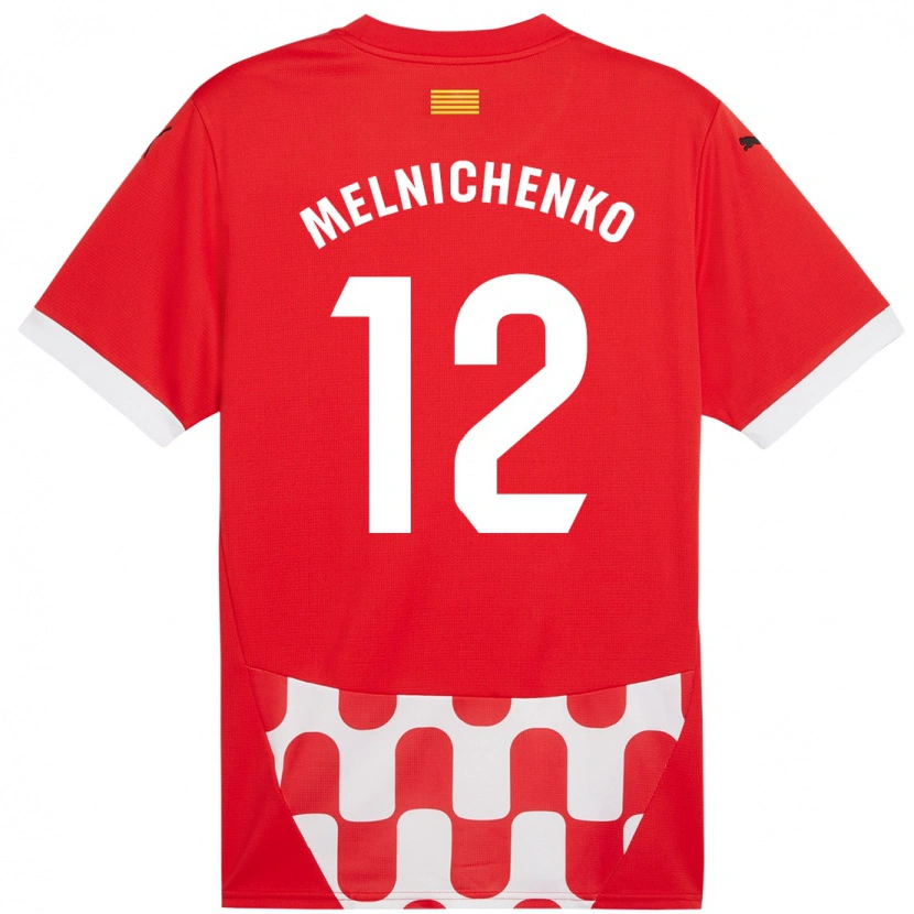 Danxen Kid Dmytro Melnichenko #12 Red White Home Jersey 2024/25 T-Shirt