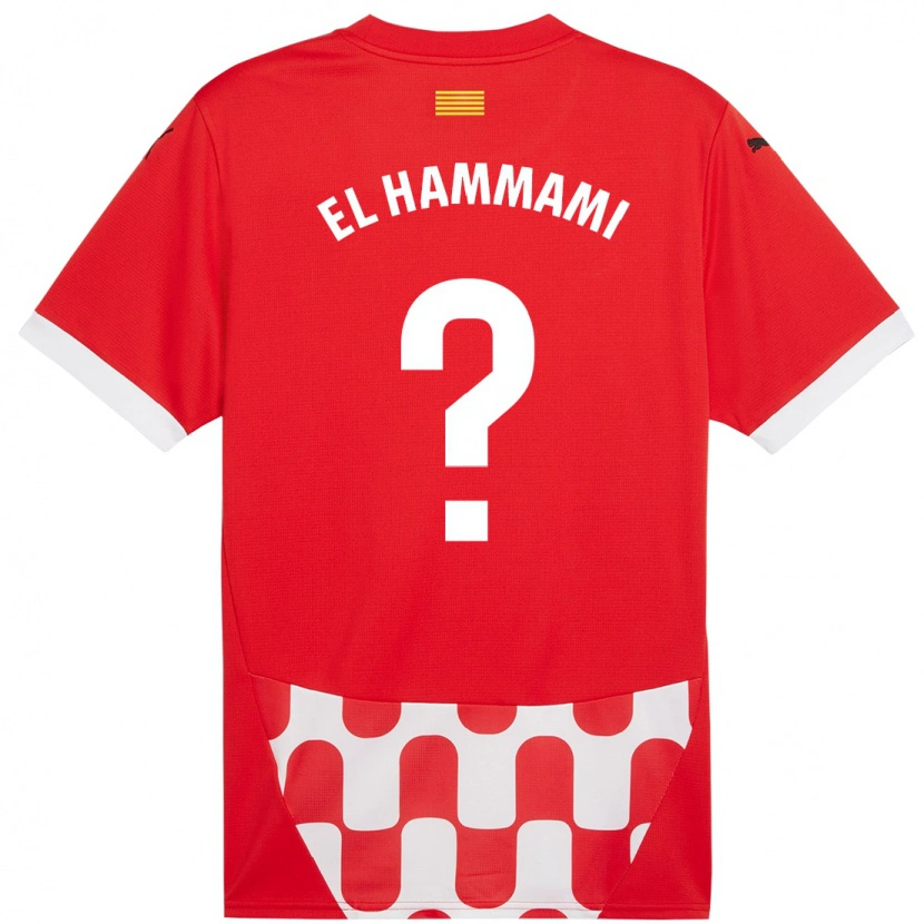 Danxen Kid Ayoub El Hammami #0 Red White Home Jersey 2024/25 T-Shirt