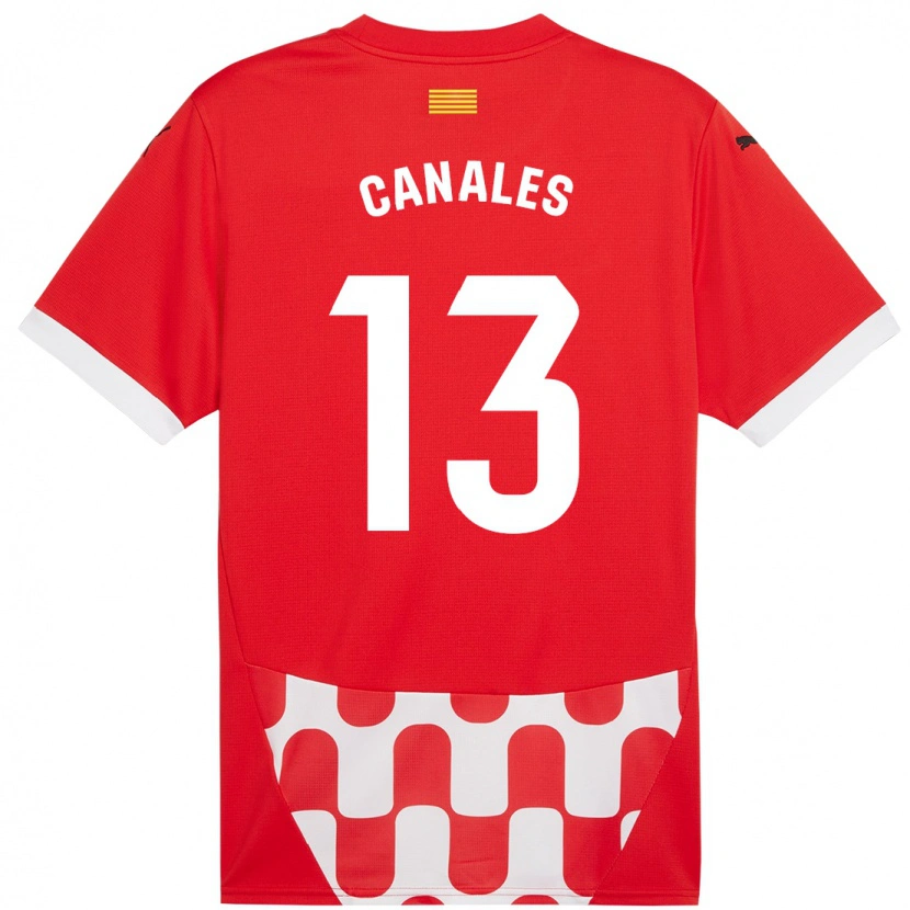 Danxen Kid Juanvi Canales #13 Red White Home Jersey 2024/25 T-Shirt