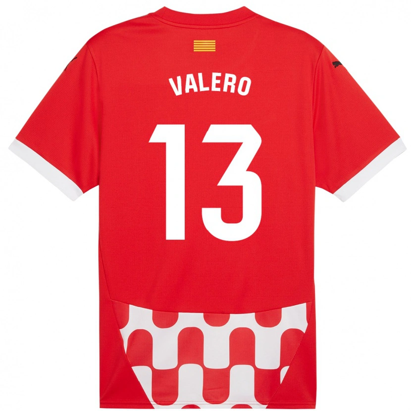 Danxen Kid Eliana Valero #13 Red White Home Jersey 2024/25 T-Shirt