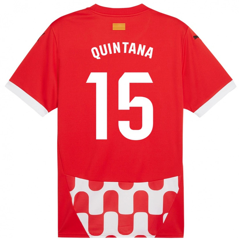 Danxen Kid Amru Quintana #15 Red White Home Jersey 2024/25 T-Shirt