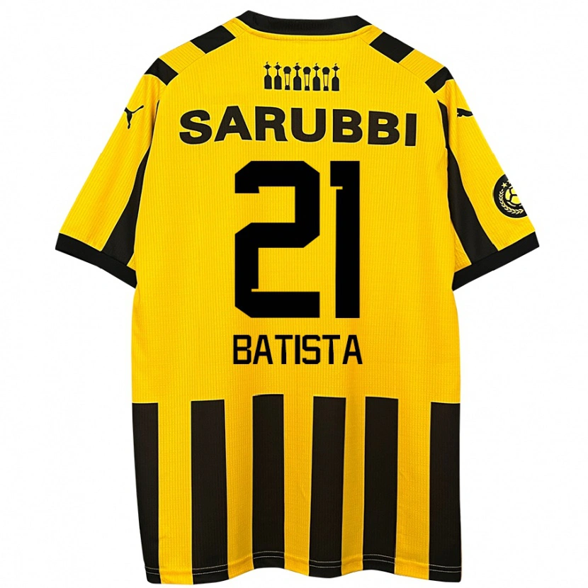 Danxen Kid Facundo Batista #21 Yellow Black Home Jersey 2024/25 T-Shirt