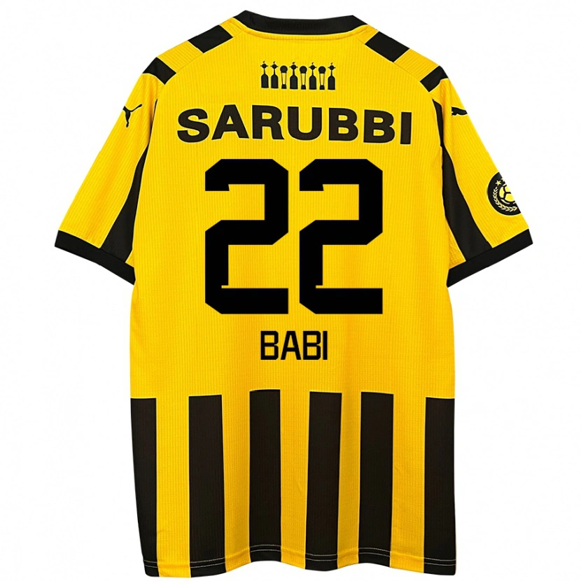 Danxen Kid Matheus Babi #22 Yellow Black Home Jersey 2024/25 T-Shirt