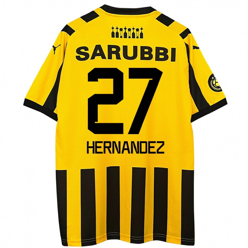 Danxen Kid Lucas Hernández #27 Yellow Black Home Jersey 2024/25 T-Shirt