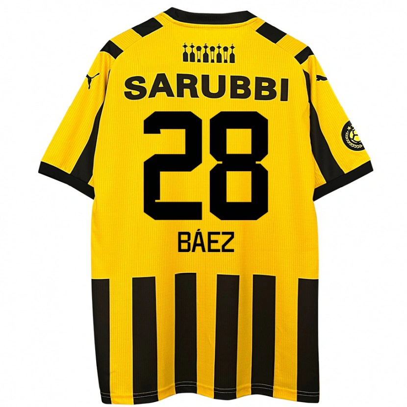 Danxen Kid Jaime Báez #28 Yellow Black Home Jersey 2024/25 T-Shirt