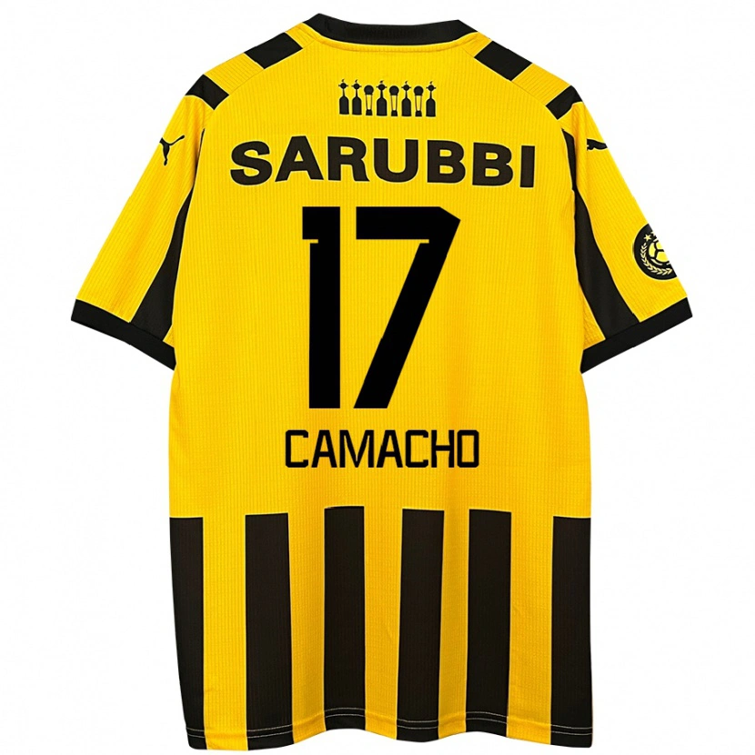 Danxen Kid Sebastián Camacho #17 Yellow Black Home Jersey 2024/25 T-Shirt