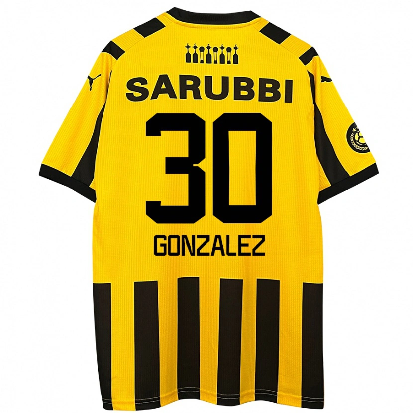 Danxen Kid Ángel González #30 Yellow Black Home Jersey 2024/25 T-Shirt