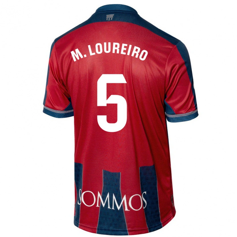 Danxen Kid Miguel Loureiro #5 Red Blue Home Jersey 2024/25 T-Shirt