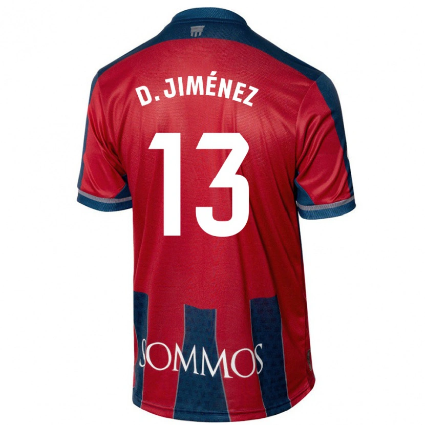 Danxen Kid Dani Jiménez #13 Red Blue Home Jersey 2024/25 T-Shirt