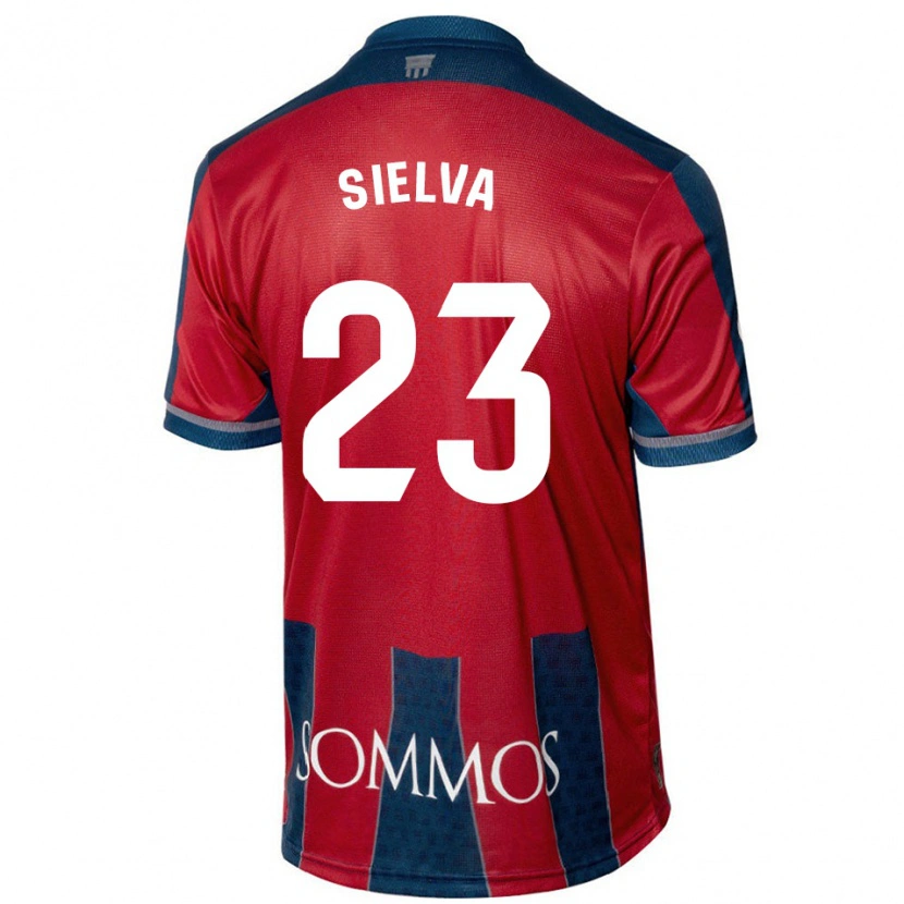 Danxen Kid Óscar Sielva #23 Red Blue Home Jersey 2024/25 T-Shirt