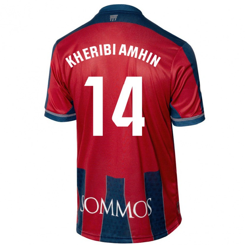 Danxen Kid Nabil Kheribi Amhin #14 Red Blue Home Jersey 2024/25 T-Shirt