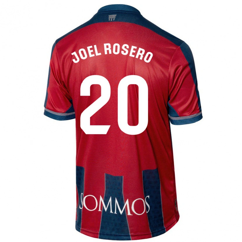 Danxen Kid Alexis Joel Rosero #20 Red Blue Home Jersey 2024/25 T-Shirt