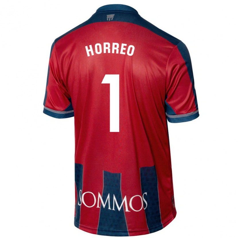 Danxen Kid Berto Hórreo #1 Red Blue Home Jersey 2024/25 T-Shirt