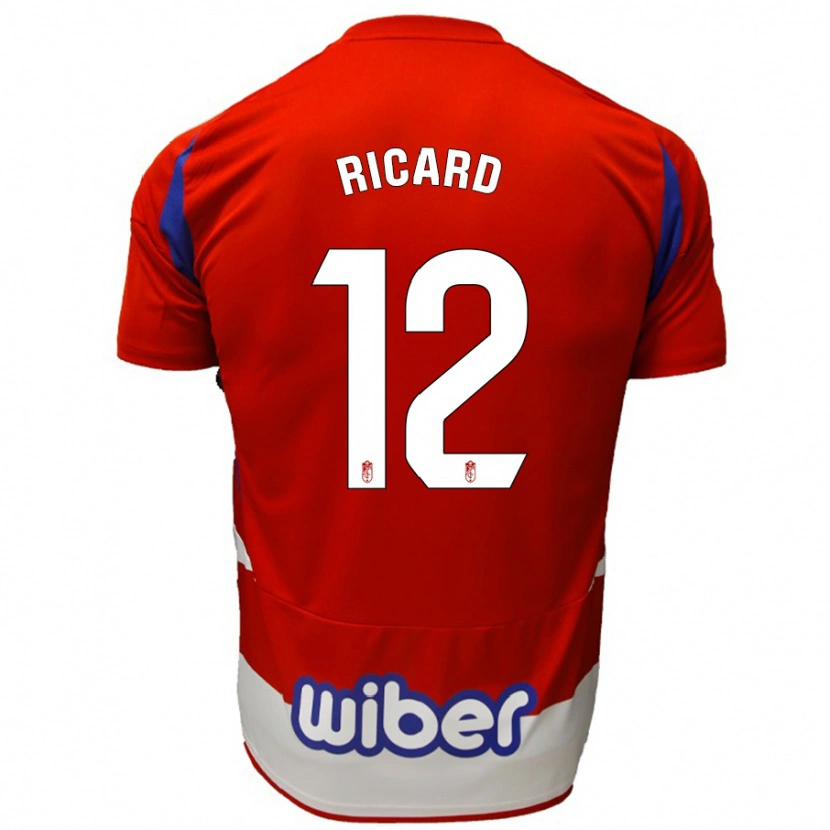 Danxen Kid Ricard Sánchez #12 Red White Blue Home Jersey 2024/25 T-Shirt