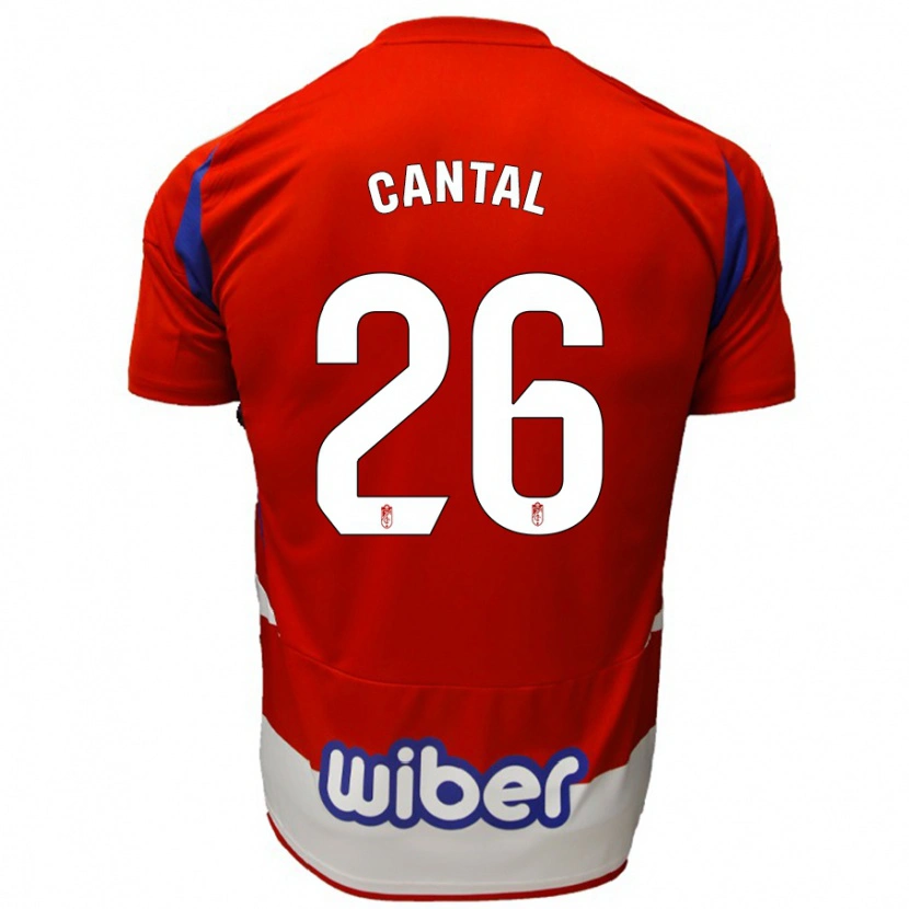 Danxen Kid Paco Cantal #26 Red White Blue Home Jersey 2024/25 T-Shirt