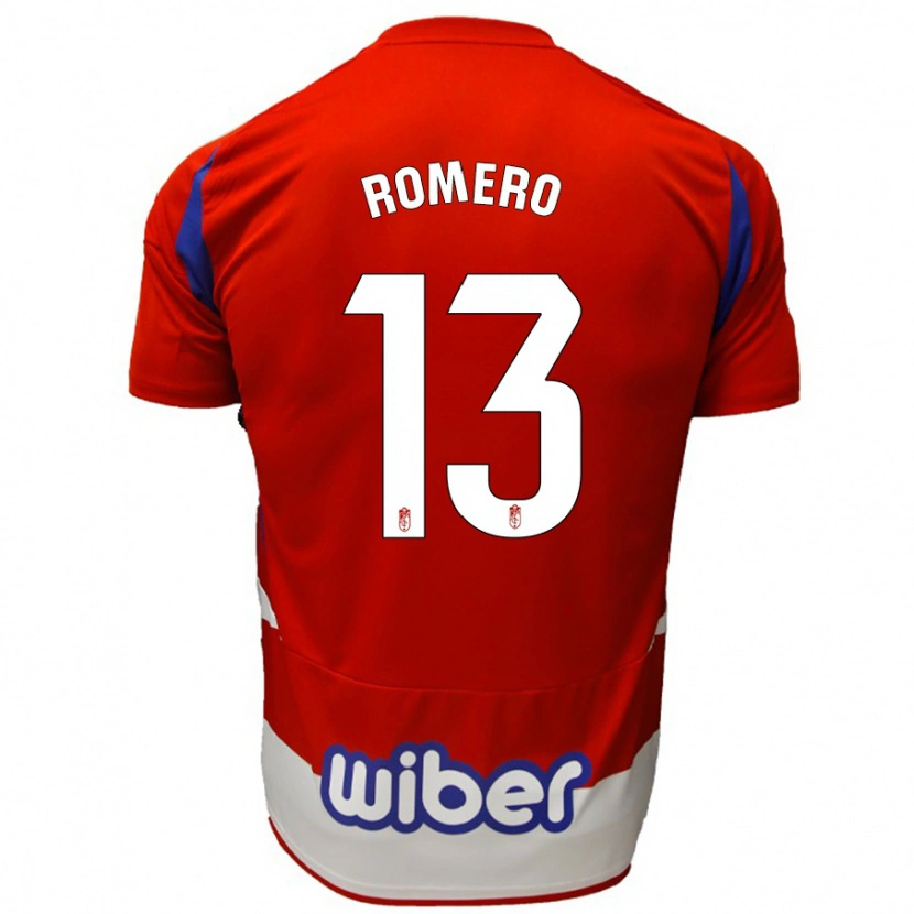 Danxen Kid Andrea Romero #13 Red White Blue Home Jersey 2024/25 T-Shirt