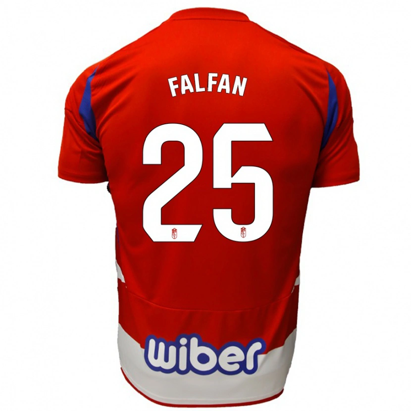 Danxen Kid Daiana Falfán #25 Red White Blue Home Jersey 2024/25 T-Shirt