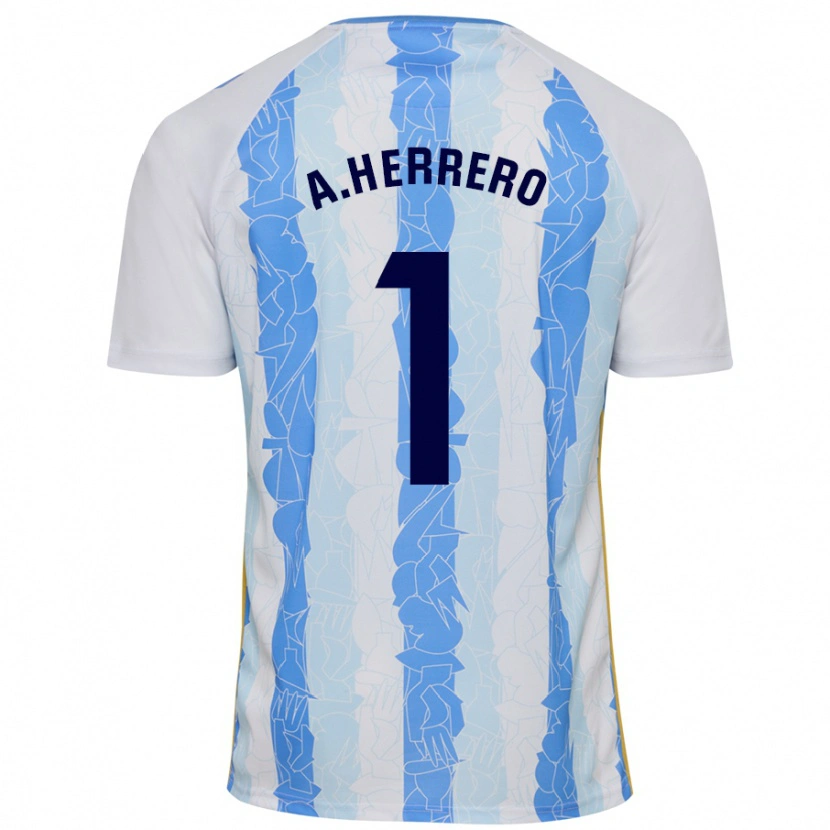 Danxen Kid Alfonso Herrero #1 White Blue Home Jersey 2024/25 T-Shirt