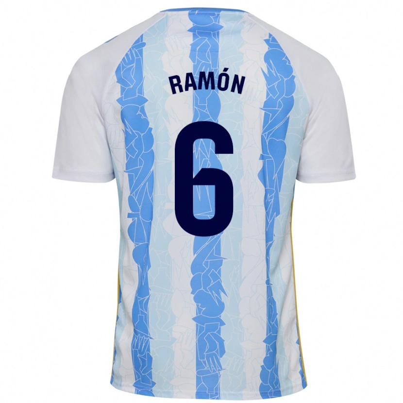 Danxen Kid Ramón Enríquez #6 White Blue Home Jersey 2024/25 T-Shirt