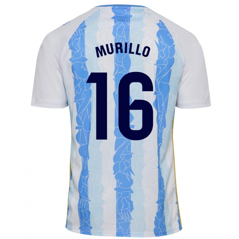 Danxen Kid Diego Murillo #16 White Blue Home Jersey 2024/25 T-Shirt