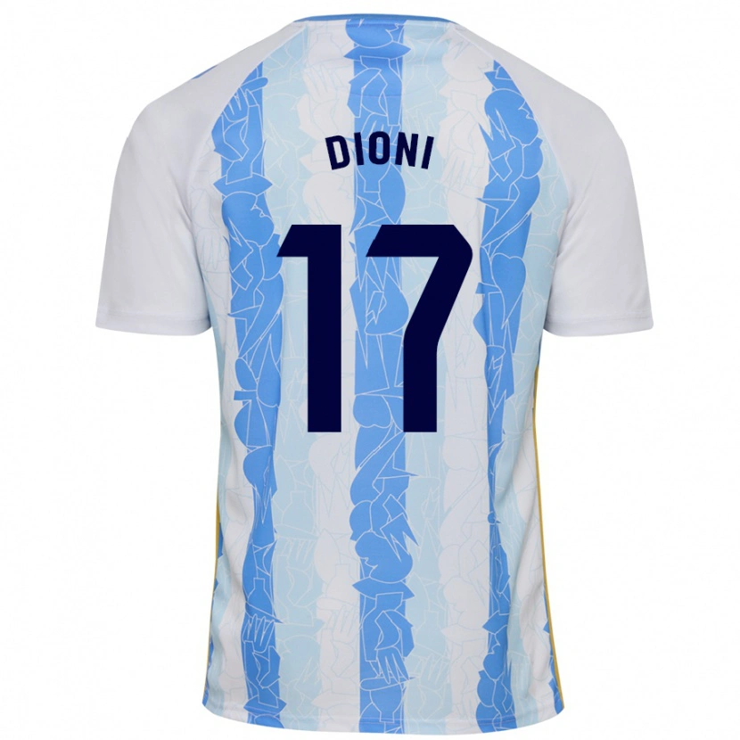 Danxen Kid Dioni #17 White Blue Home Jersey 2024/25 T-Shirt