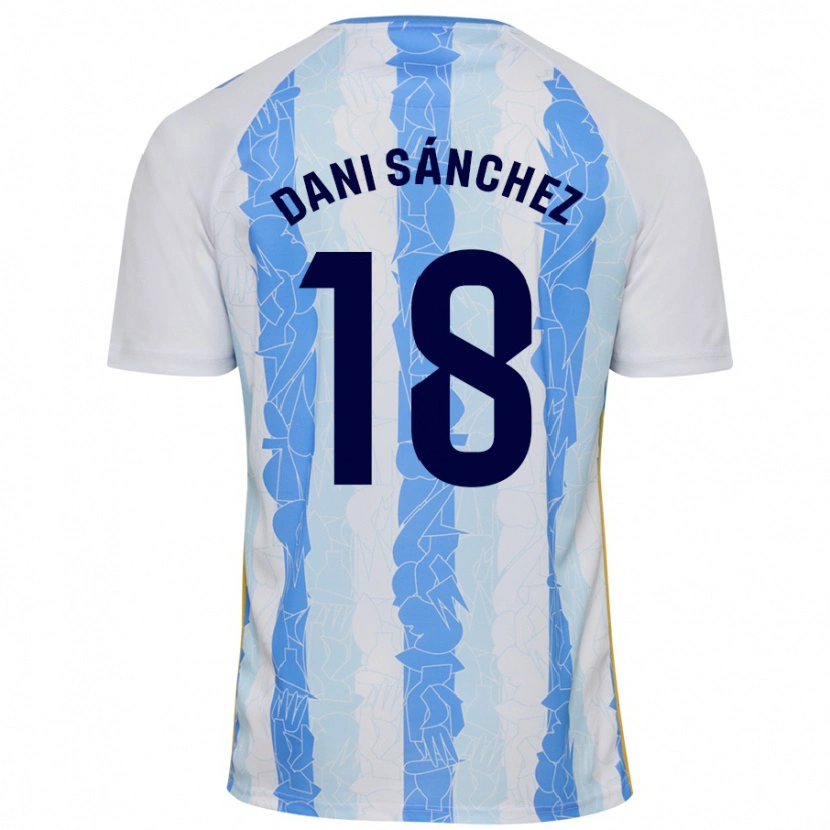 Danxen Kid Dani Sánchez #18 White Blue Home Jersey 2024/25 T-Shirt