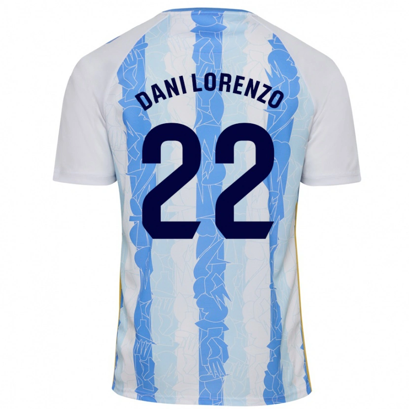 Danxen Kid Dani Lorenzo #22 White Blue Home Jersey 2024/25 T-Shirt